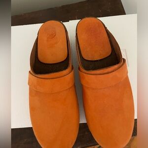Size 36 Sanita clogs Orange